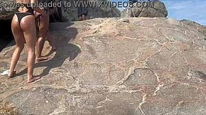 Can You Handle the Explicit Sex at This Nudist Beach Party with Hot Amateur Teens and Latinas Showing Natural Tits