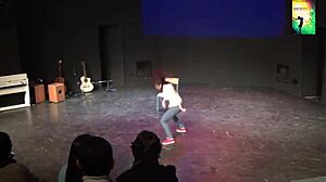 Vietnamese Tra My Dances Sexy in Asian Style