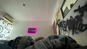 Sharing bed with stepsister leads to rough ass cum challenge.