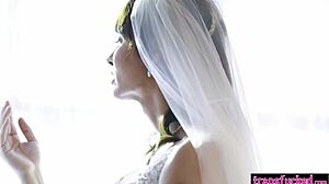 i got this tranny bride korra del rio with petite 18+ gift lola fae before the wedding for some oral action