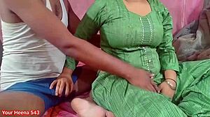 Heena First Time Sex with Brother in Law Bent Over Outdoor