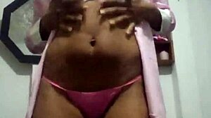 Why does this black Colombian wife dance for her lover to fill her with cum on the marital bed?