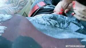 Pawg Stella Sucks in Car and Fucks in Motel