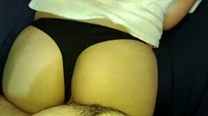 Petite Brunette Takes Big Cock In Bent Over Doggystyle