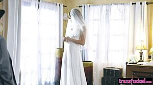 i got this tranny bride korra del rio with petite 18+ gift lola fae before the wedding for some oral action