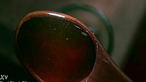 I love this Honey erotic art with Paul Black, it's got that kinky toy play in the cinema... wait, no, more like black toys and erotic vibes.