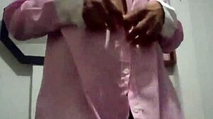 Why does this black Colombian wife dance for her lover to fill her with cum on the marital bed?