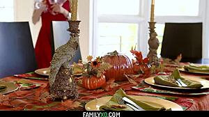 step family hints at thanksgiving group intimacy with aften opal and alix lynx