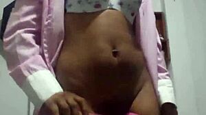 Why does this black Colombian wife dance for her lover to fill her with cum on the marital bed?