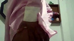 Why does this black Colombian wife dance for her lover to fill her with cum on the marital bed?