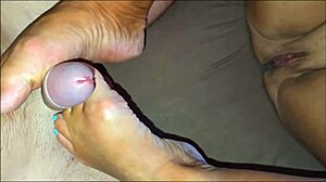 What if this gentle milf teases with her big ass and feet?