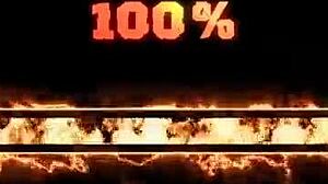 I flash my big tits and pierced nipples outdoors, then a muscular guy with big cock fucks my ass in public.