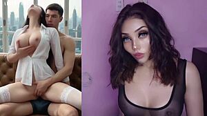 Korean Busty Gets Hard Anal Creampie