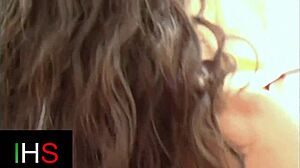 Beautiful Brunette Mom Gets Fucked in Ass by Pig with Blowjob and Rimjob