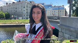 I invited my classmate to view school photos. She proposed anal sex in bedroom with bent over doggystyle and creampie.