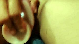 Oh, I touch myself on the work video call to show how much of a professional I am in this Halloween brunette session