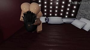Big Black Cock Fulfills Roblox Fangirl's Fantasy With Intense Big Ass And Tits Sex