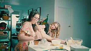 I tease Charlie Forde with licks before using Chasey Devil's pussy freely