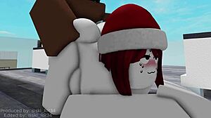 Oh man, that red haired chick is getting wild with a big black cock treatment