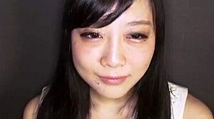 Hey, suddenly! Won't you look at my small shaved dick? I'll make it bigger for you! - Natsumi Owada 1