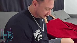 my step uncle visited and caught me with my girlfriend during our first time act 😲