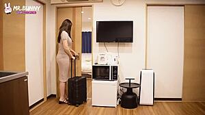 feeling the rush as rabbit man goes live fucking ling bo li the hot female internet celeb in this lite version thrill