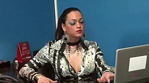 i experienced intense transex domination session with camilla jolie in the office