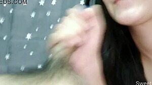 Asian cutie in cosplay gives blowjob and gets cumshot in bedroom. So hot! 😍💦