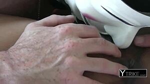 Petite Asian Teen's Interracial Orgy at Cheap Hotel Versus Public Pickup