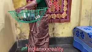 Indian Desi Step Family Engages in Intense Dirty Talk and Pussy Fucking Session