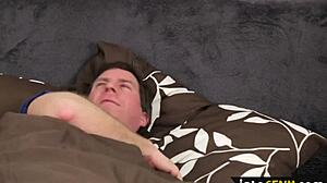 cfnm babes sucking off submissive roommate