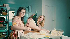 I tease Charlie Forde with licks before using Chasey Devil's pussy freely