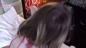 Oh man, mr brogan fucks blonde claire babysitter with creampie in ass after licking pussy