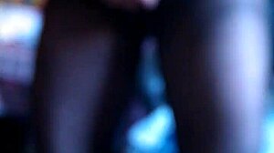 Hey, watch this cum load soak right into my black pantyhose...