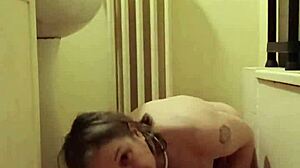 i feel so submissive as female slave in candle uro self-session