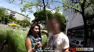 I got picked up as a latina teen to blow stranger's big cock