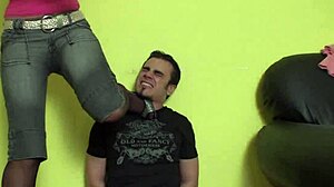 These dominant girls, how do they control slaves using feet in femdom sessions?