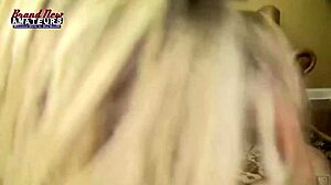 mature hot blonde savanna deep fingers shaved pussy and sucks hard cock for cumshot