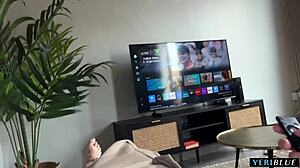 He discovers his pretty Chinese stepsister taking nude photos for POV