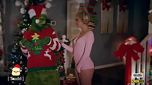 Grinch bends over for doggystyle parody pounding