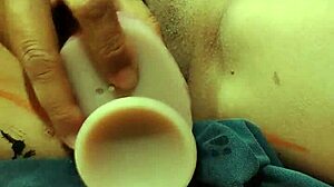 Oh, I touch myself on the work video call to show how much of a professional I am in this Halloween brunette session