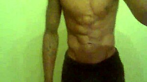 Late night strip session with big black cock homemade action and clothes ripped off