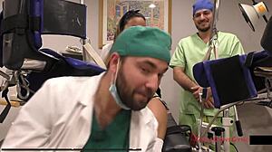 Tampa university entrance physical involves detailed check for Melany Lopez in Florida campus setting