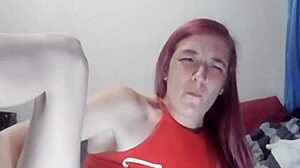 Horny Slut Ami FUCKS Her Pussy Late At Night!