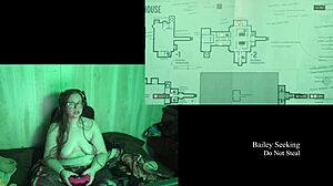 Naked Lake House Playthrough Part 3 with BBW Big Ass Brunette in Glasses Game!