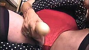 Why is this top heavy granny sucking and fucking so wildly till cum in mouth?