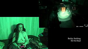 Naked Lake House Playthrough Part 3 with BBW Big Ass Brunette in Glasses Game!