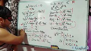 Emotional Bedroom Scene With Brazilian Emo Student And Teacher