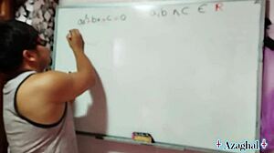 Emotional Bedroom Scene With Brazilian Emo Student And Teacher