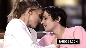 Hot Milf Stepmom Seduces Stepson